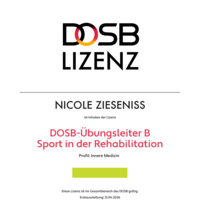 ÜL B-Lizenz - Innere Medizin (DOSB)