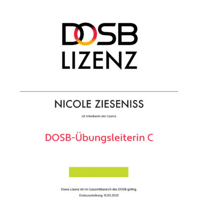 ÜL C Lizenz (DOSB)